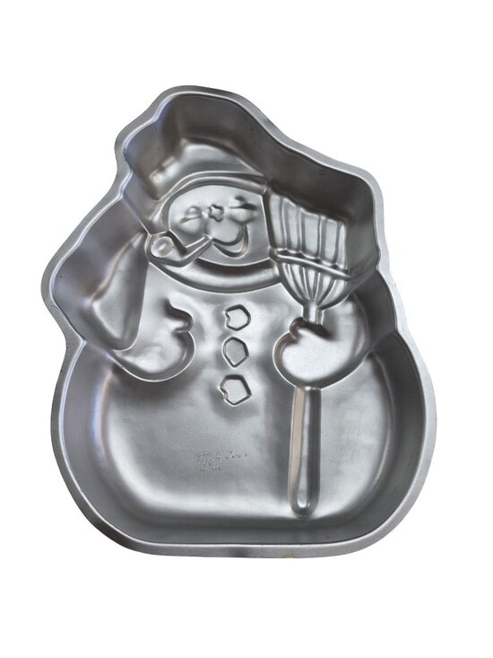 Wilton Other - Vintage Wilton 1980 Snowman Cake Pan Aluminum Baking Mold Christmas Decor